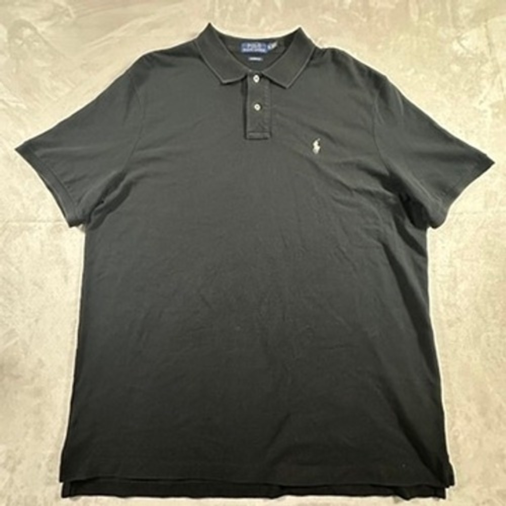 Polo Ralph Lauren Polo Shirt Mens Classic Fit Cotton XL Black Golf Pony Logo